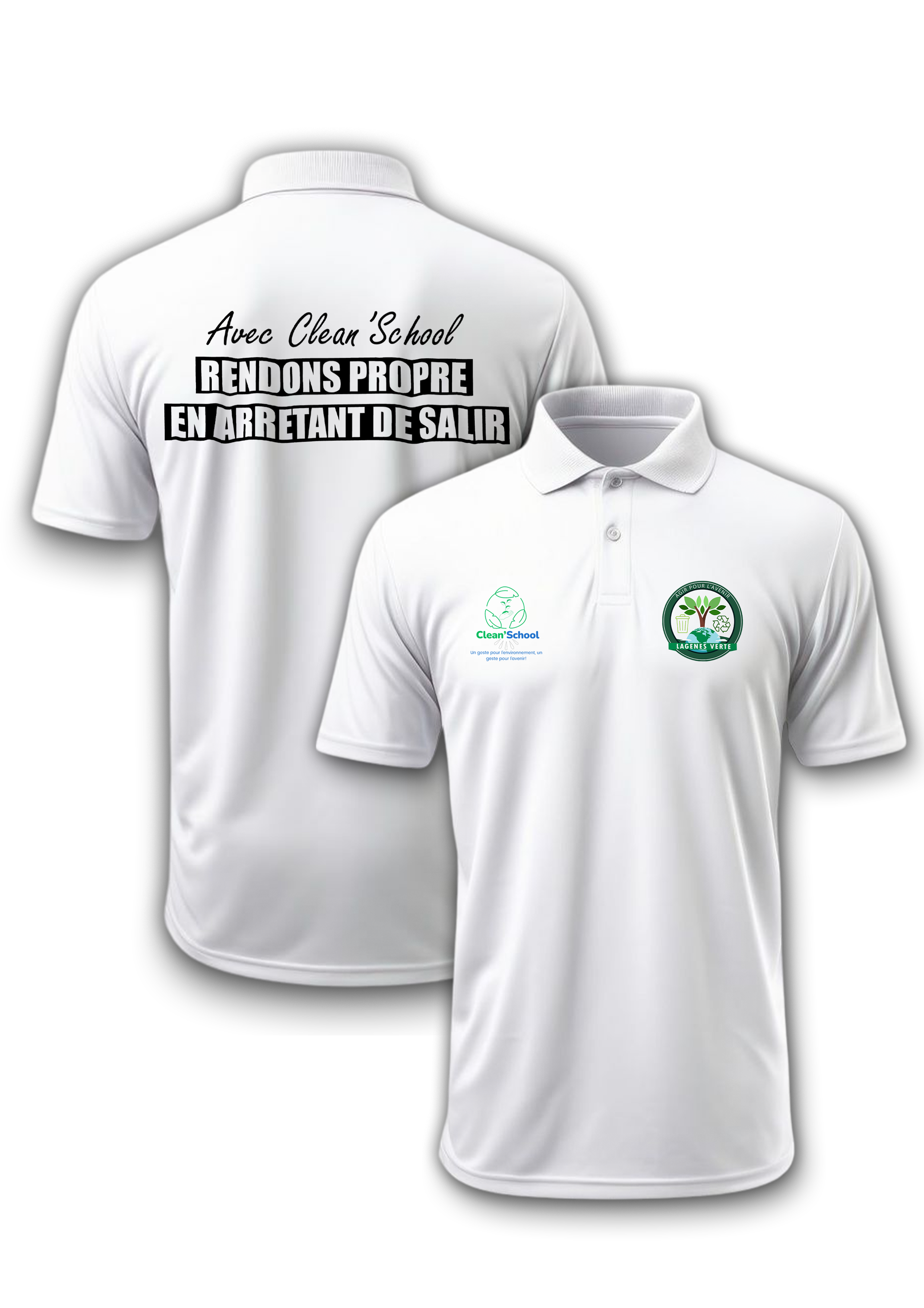 T-shirt Clean'School